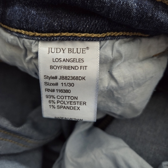 Judy Blue Boyfriend Fit Jeans Size 30 Casual Comfy Denim - Picture 12 of 12